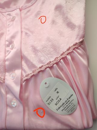 Camisón M/C rosa T/M