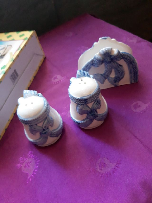 Juego cerámica sal,pimienta