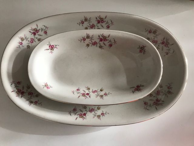 set antipasto 2 piatti  da portata e 12 piattini