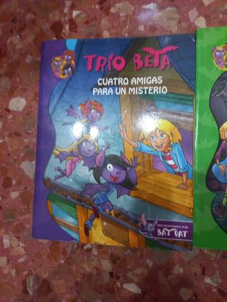 Libros Trío Beta y Bat Pat