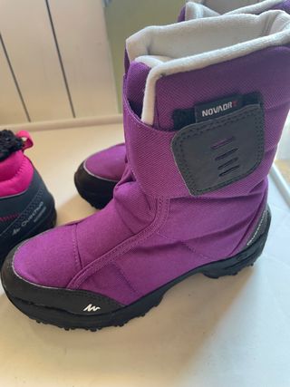Botas de nieve y frío para niños