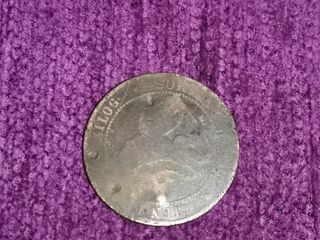 Moneda 1 cts 1870 España 