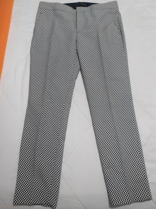 Pantalón de cuadros Zara talla M