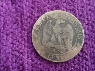 Moneda Napoleón III  año 1855
