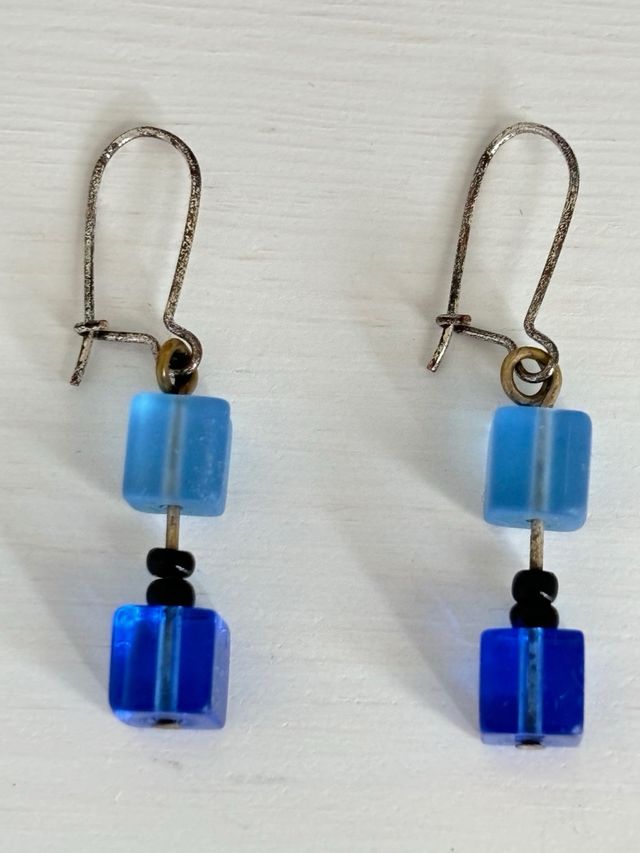 Pendientes azules Mango 4cm