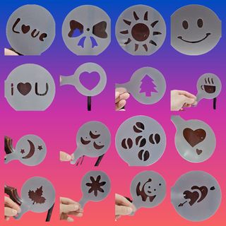 Moldes para dibujos cafes