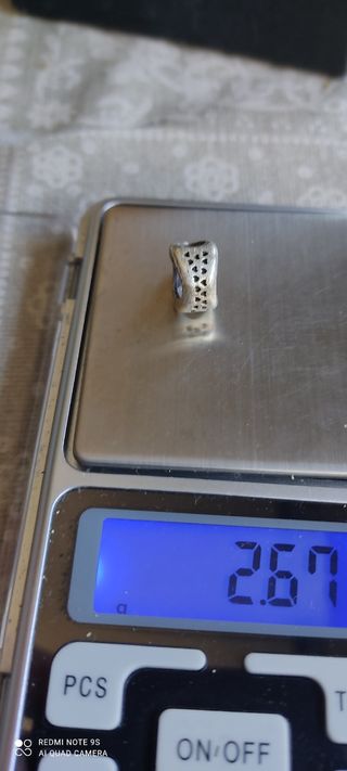 Charm Pandora plata