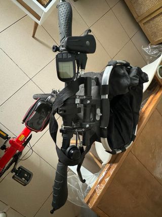 Bicicleta electrica Urban Beetle Roja plegable