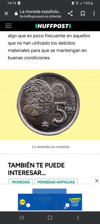 Moneda pesetas