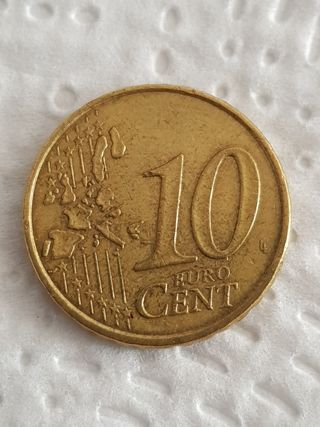 Moneda 10 céntimos RF