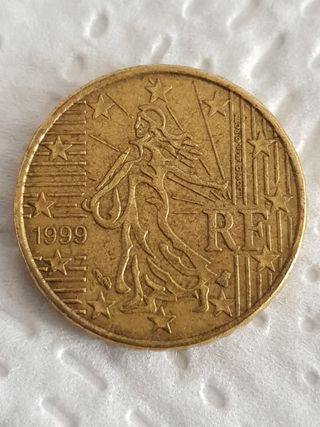 Moneda 10 céntimos RF