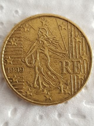 Moneda 10 céntimos RF