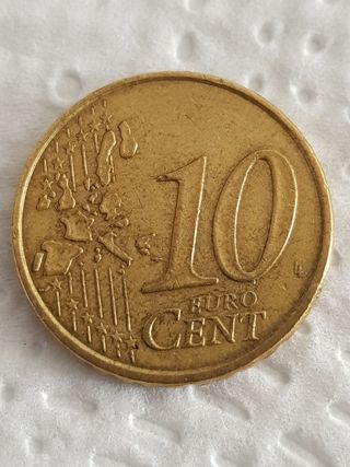 Moneda 10 céntimos RF