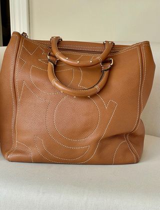 Bolso camel purificacion garcia hot sale