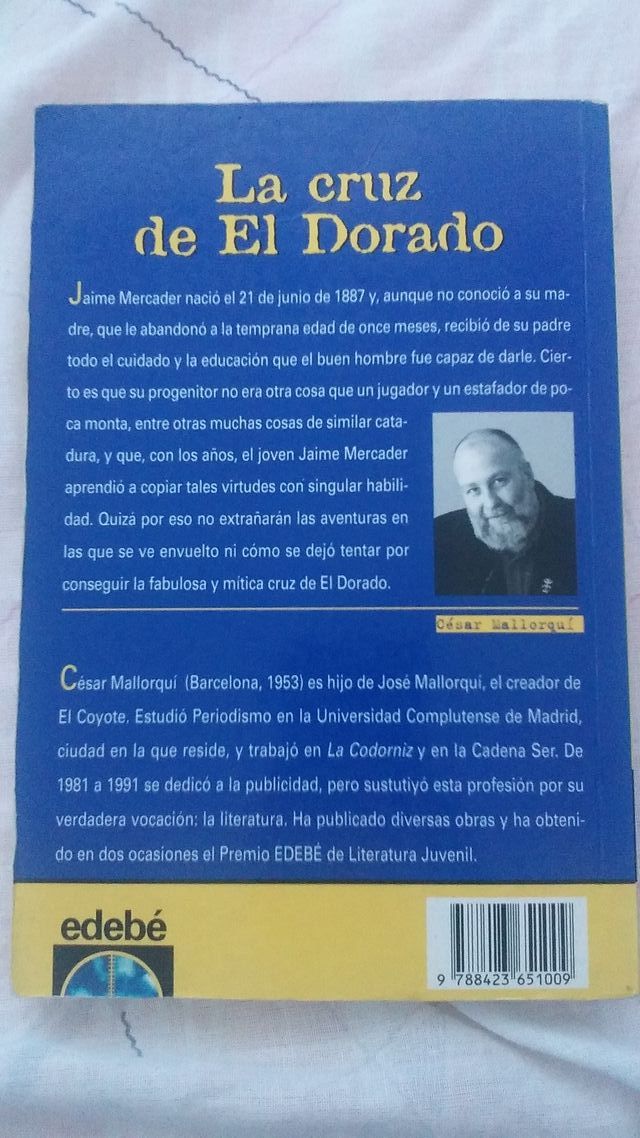 Libro "La Cruz del Dorado" de César Mallorquí