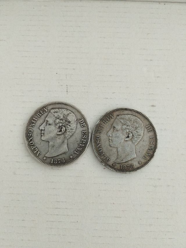 Moneda 5 pesetas *1876*