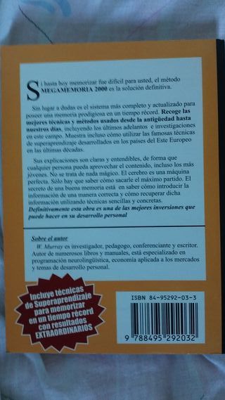 Libro Mega Memoria 2000 de Walter Murray