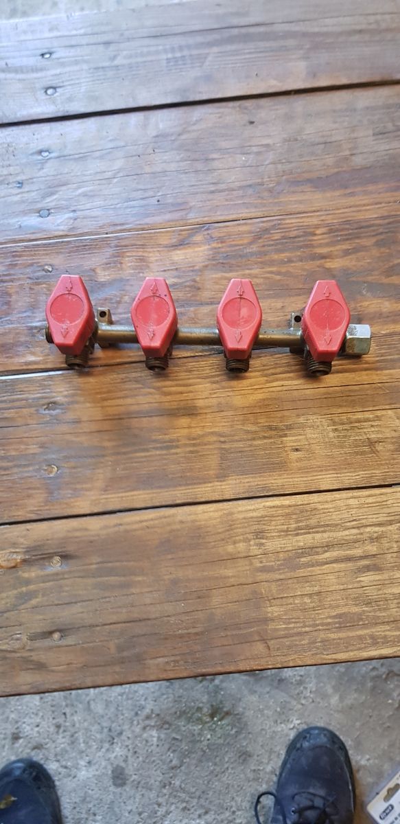 Distribuidor gas para camper