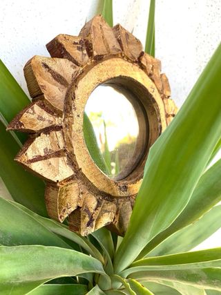 ESPEJO TALLADO MADERA