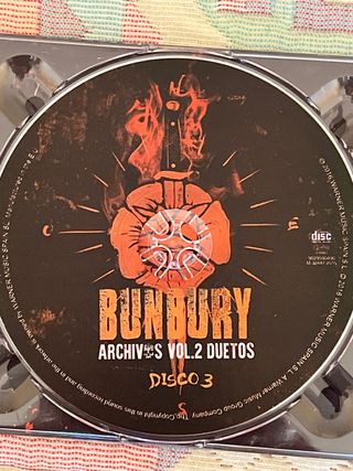 TRIPLE CD BUNBURY ARCHIVOS VOLUMEN 2