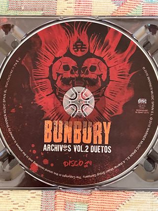 TRIPLE CD BUNBURY ARCHIVOS VOLUMEN 2