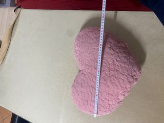 cojin corazon rosa v