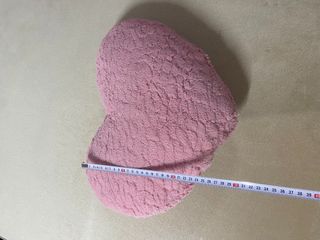 cojin corazon rosa v