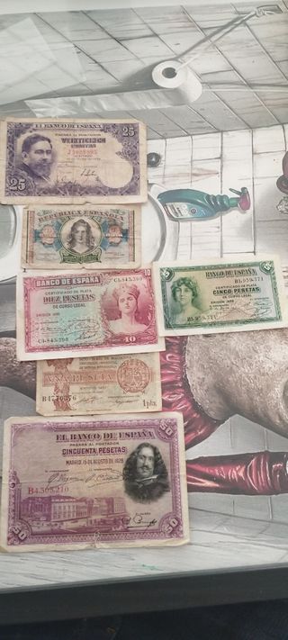 Billetes antiguos