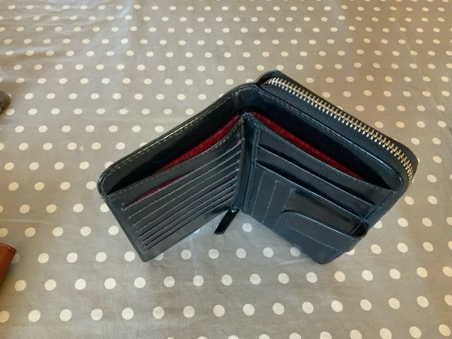 Tous cartera negra piel