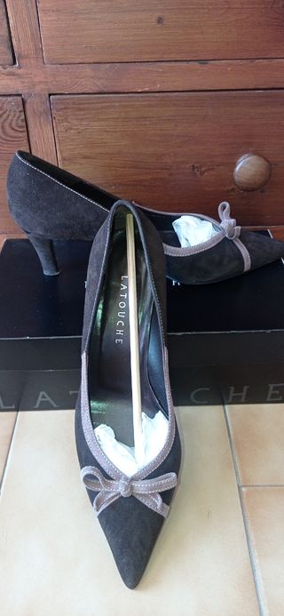 Zapatos de Tacón Ante latouche