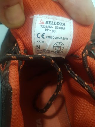 Zapato de seguridad 38 