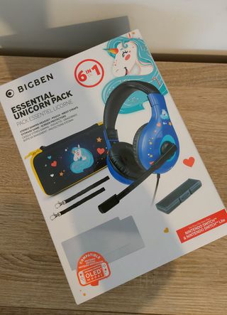 Funda unicornio y accesorios para Switch (ESTRENAR