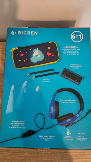 Funda unicornio y accesorios para Switch (ESTRENAR