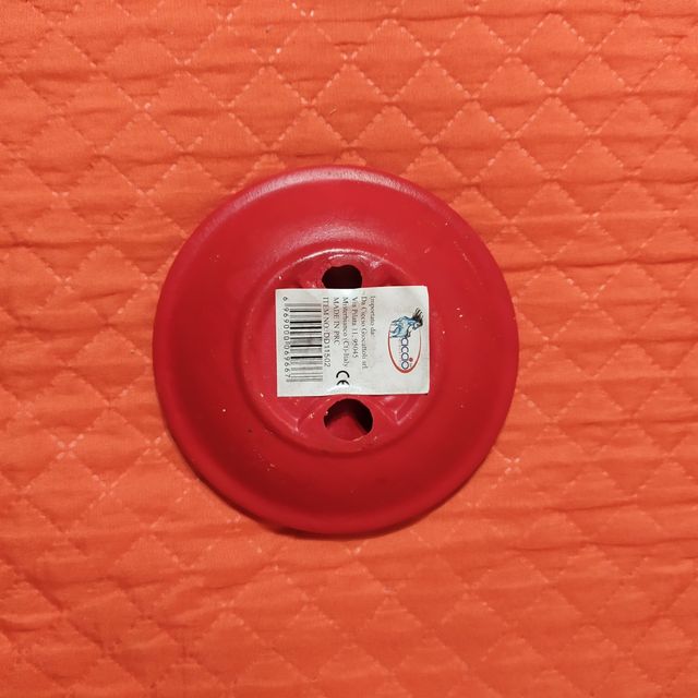 Posacenere babbo Natale rosso