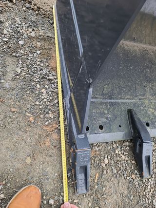 Cuchara pala cargadora volvo l90 255cm