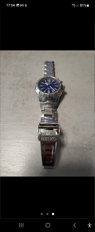 RELOJ SEIKO KINETIC DARK BLUE