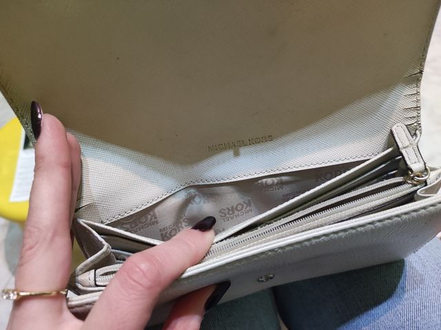 Portafogli bianco donna MK