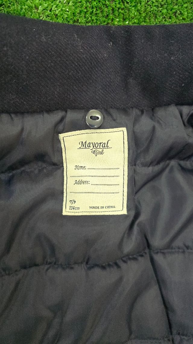 Mayoral abrigo infantil