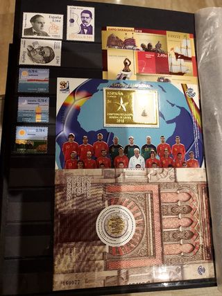 España sellos desde 1981 a 2018 a FACIAL