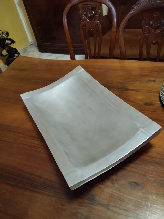 CENTRO DE MESA METAL Y  BRONCE