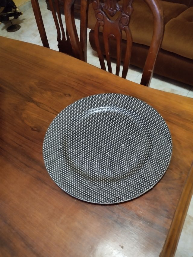 CENTRO DE MESA METAL Y  BRONCE