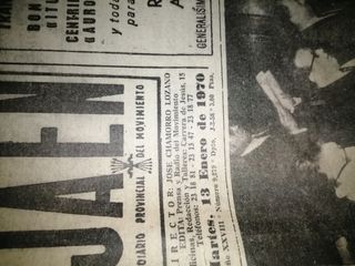 Lote periódicos diario Jaén años 60 y 70