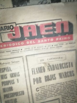 Lote periódicos diario Jaén años 60 y 70
