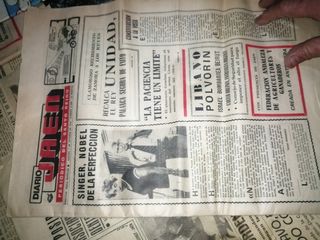 Lote periódicos diario Jaén años 60 y 70