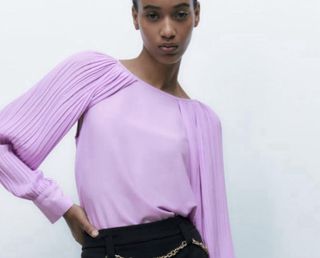 camisa abertura zara 