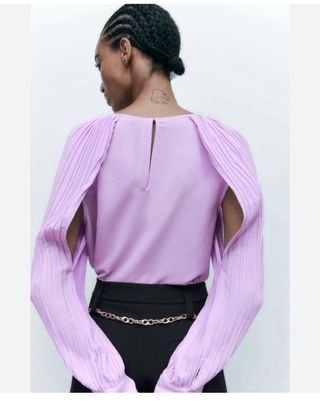 camisa abertura zara 