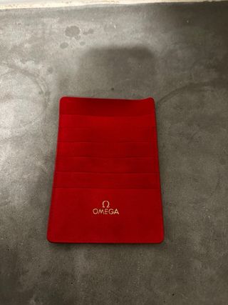 porta documenti rosso omega