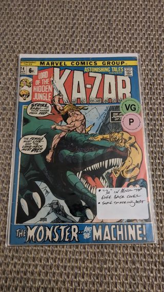 Astonishing Tales 14 Marvel 1972