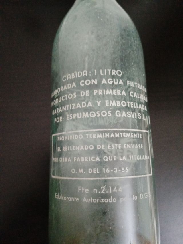 Bottiglia di soda antica