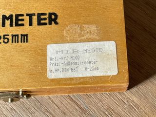 MICROMETRO 0-25mm marca MEDID